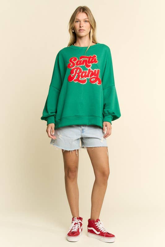 Santa Baby Crew Neck Sweatshirt