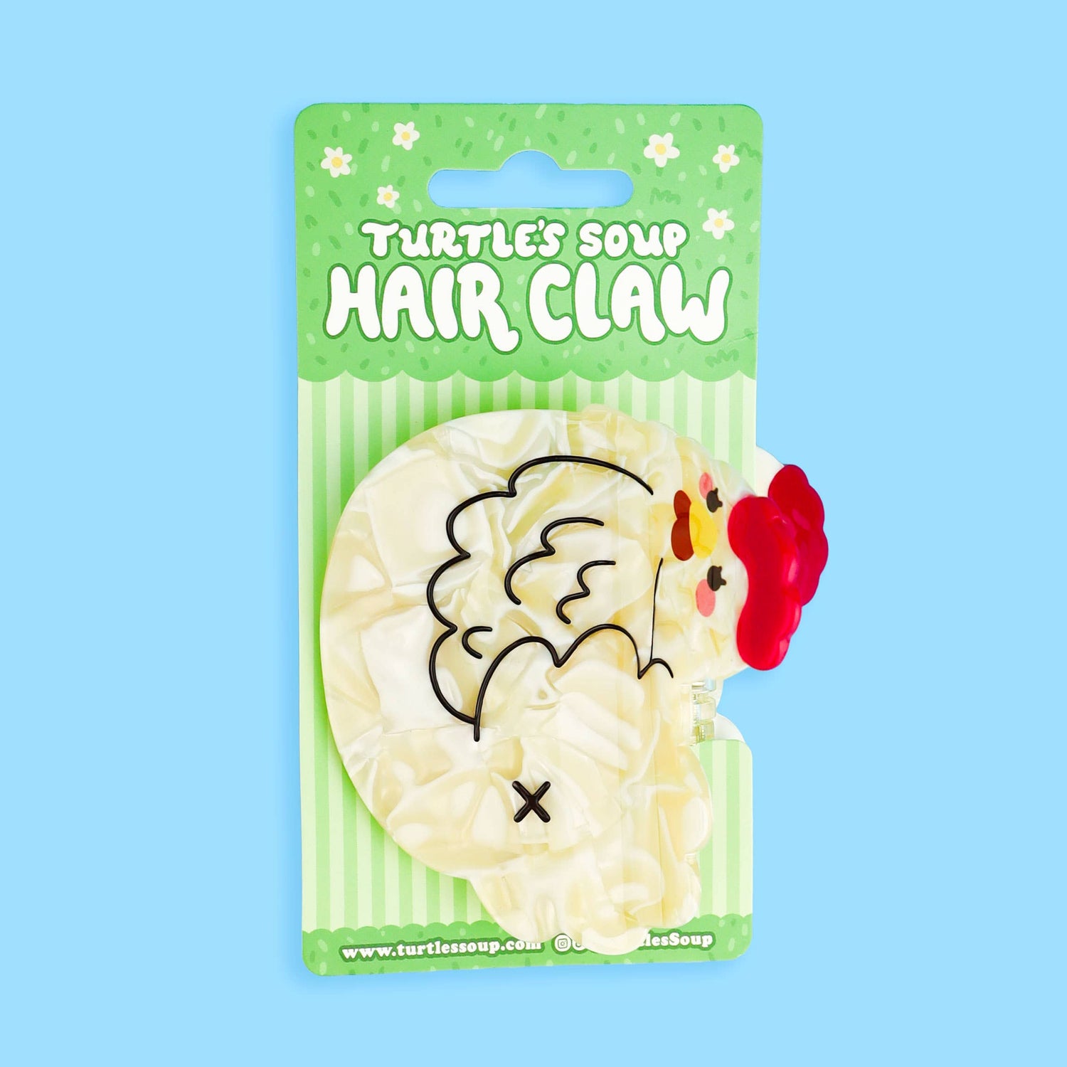 Chicken Butt, Hair Claw, Guess What, Funny, Cute, Hair Clip