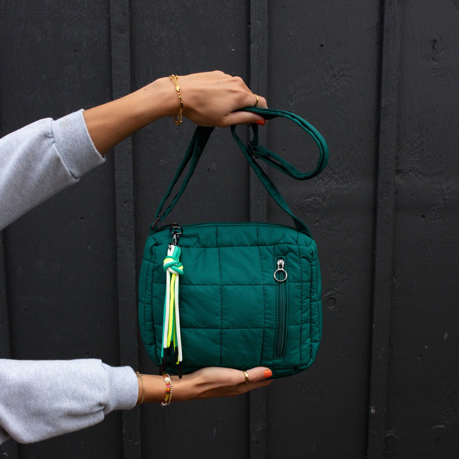 Baby Cloud Purse in Emerald