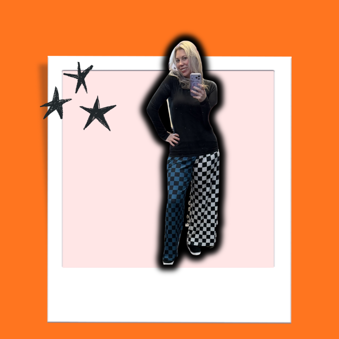 Split Decision Checkered Pants