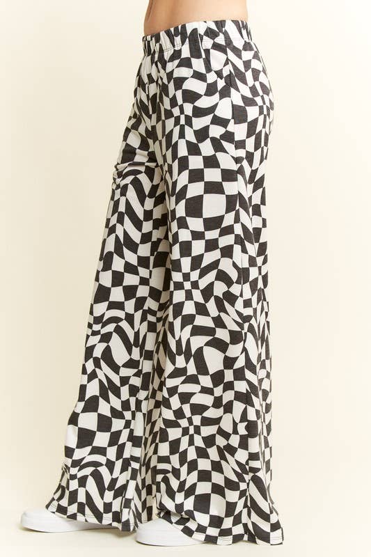 Wazy Checkered Pants