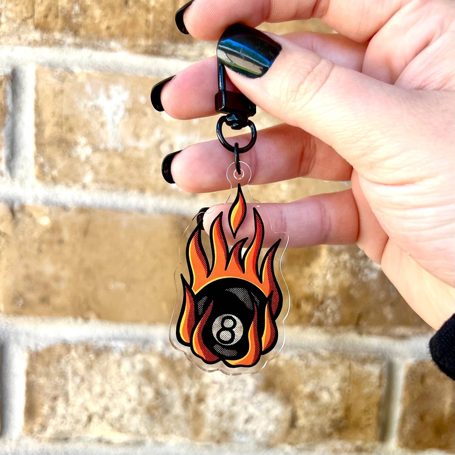 8 Ball + Keychain