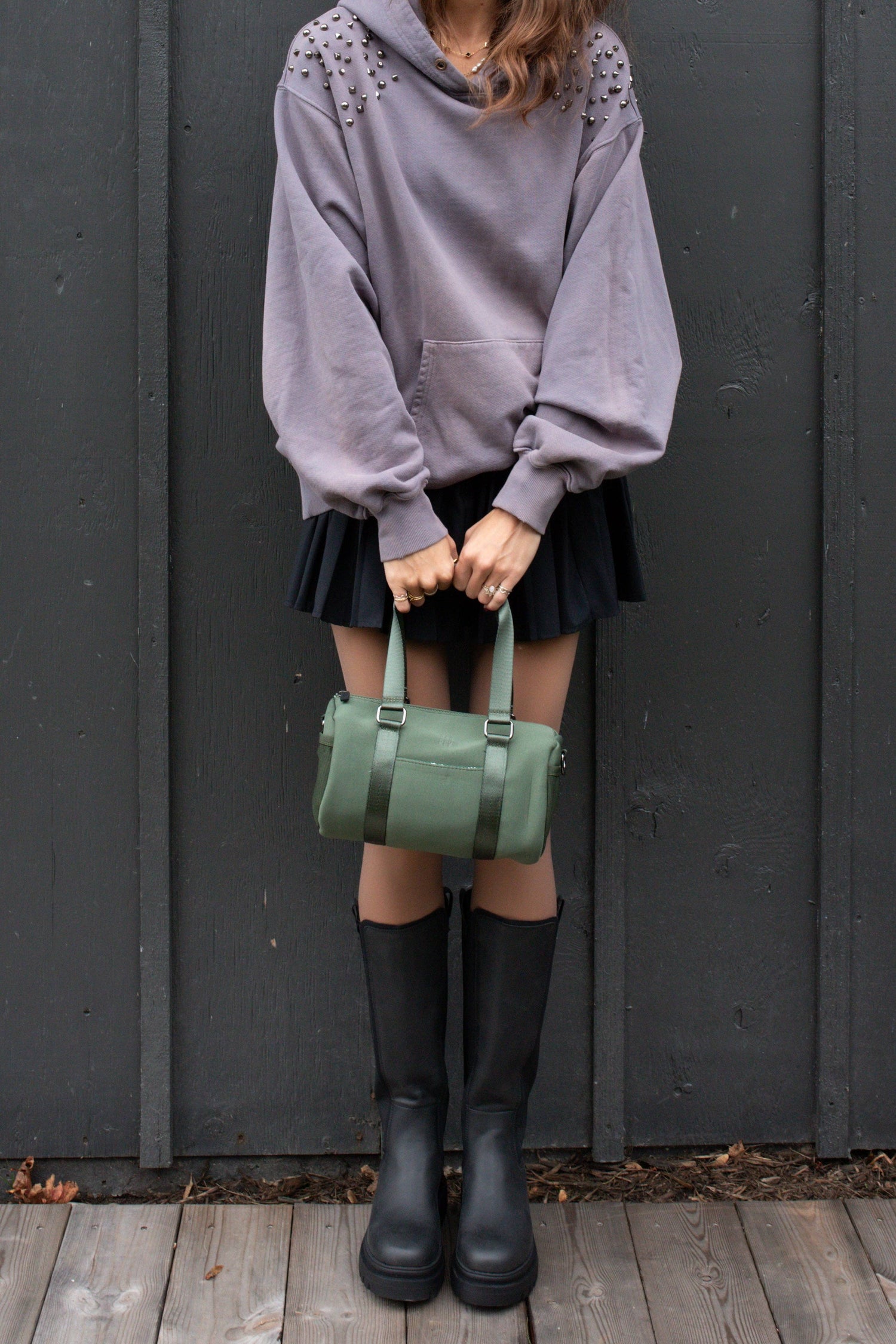 Barrel Bag in Neoprene Emerald