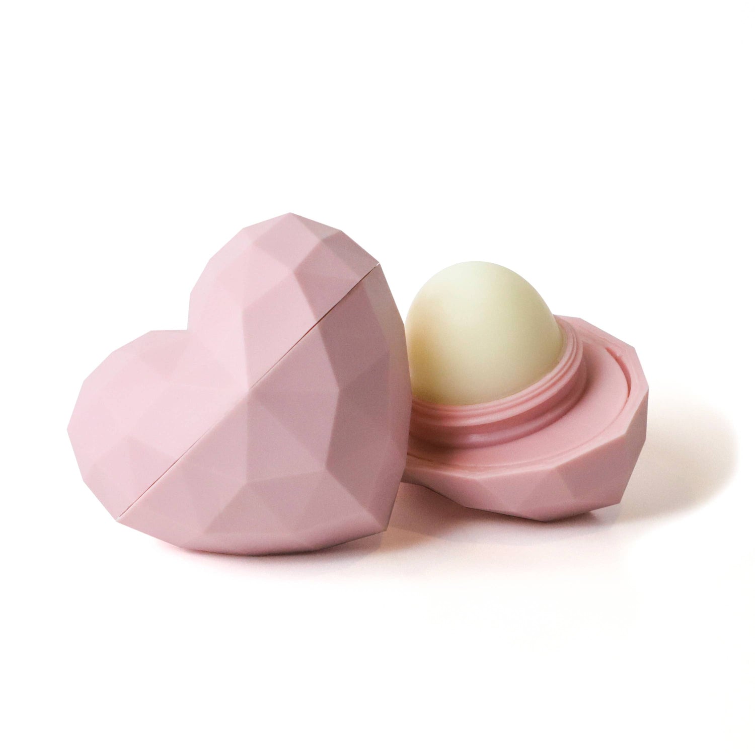 Pink Heart Lip Balm 100% Natural
