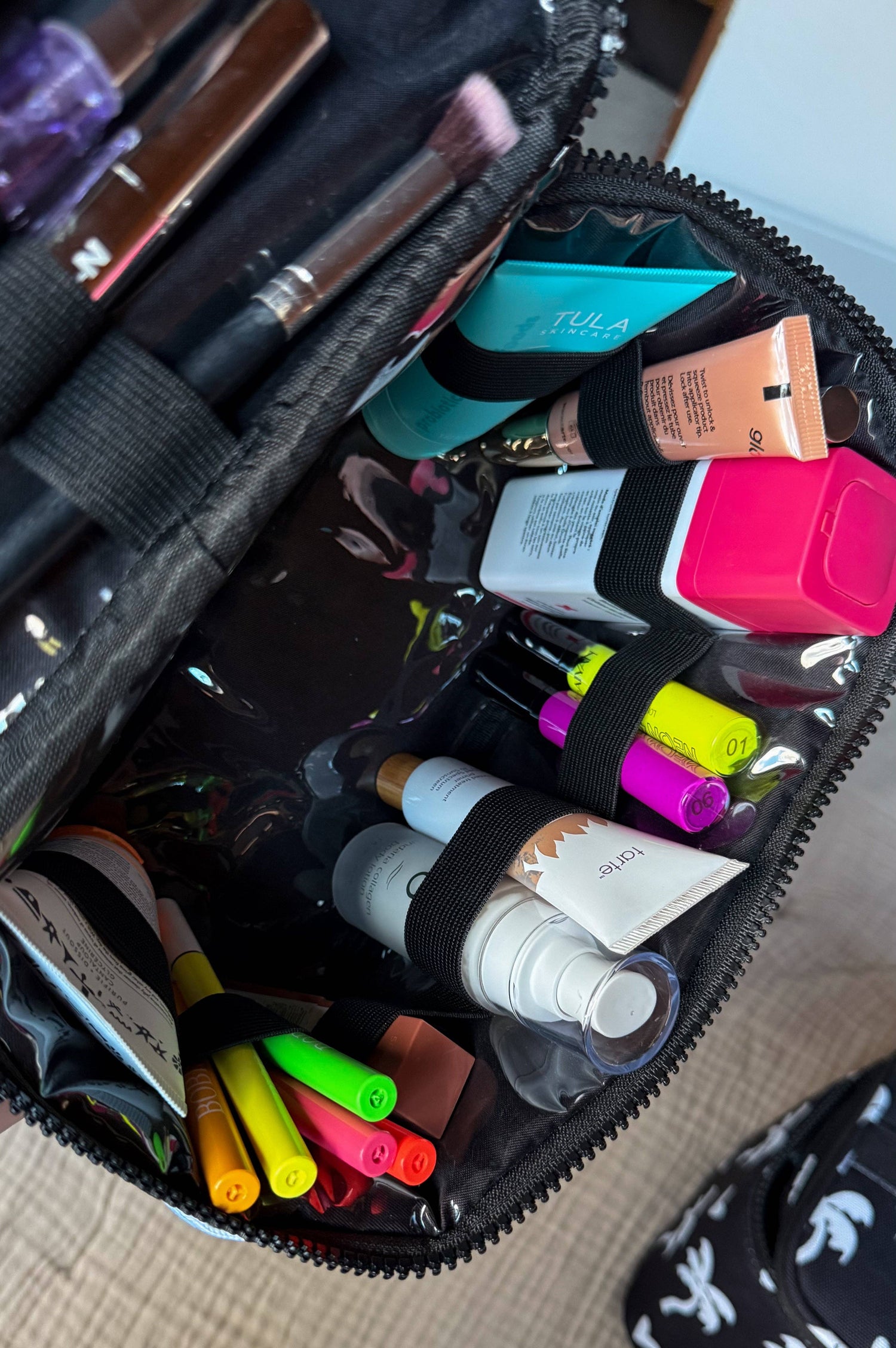 Train Case LARGE in Pebble