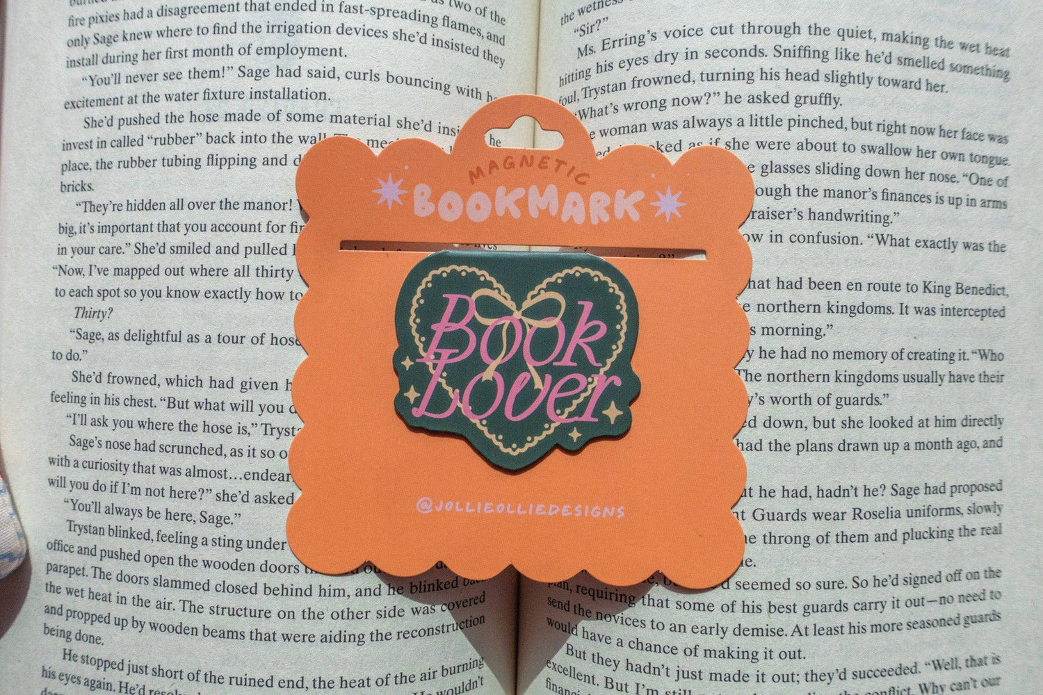 Book Lover Magnetic Bookmark