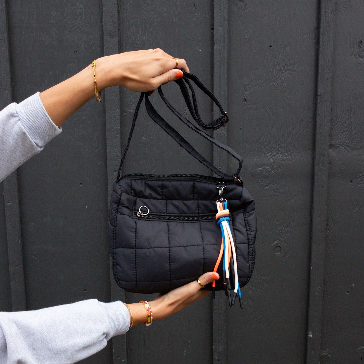 Baby Cloud in Black Purse