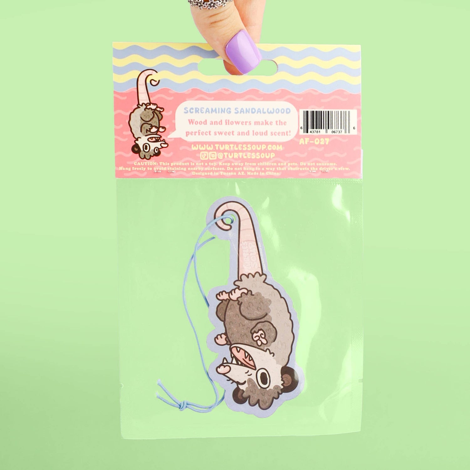 Dangling Opossum, Possum, Car Decor, Cute, Air Freshener