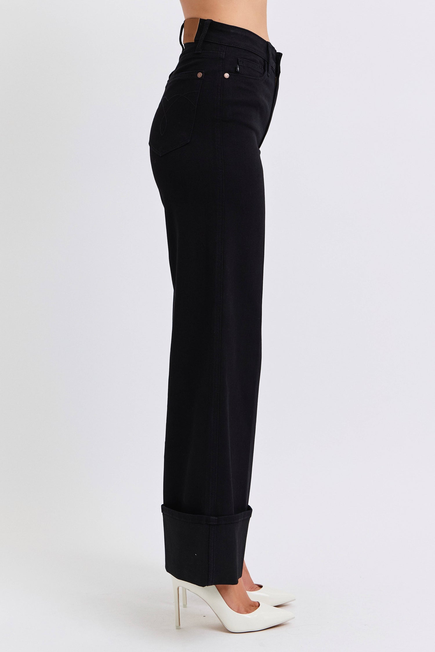 Reto Wide Leg w/ Cuff - Judy Blue Jeans