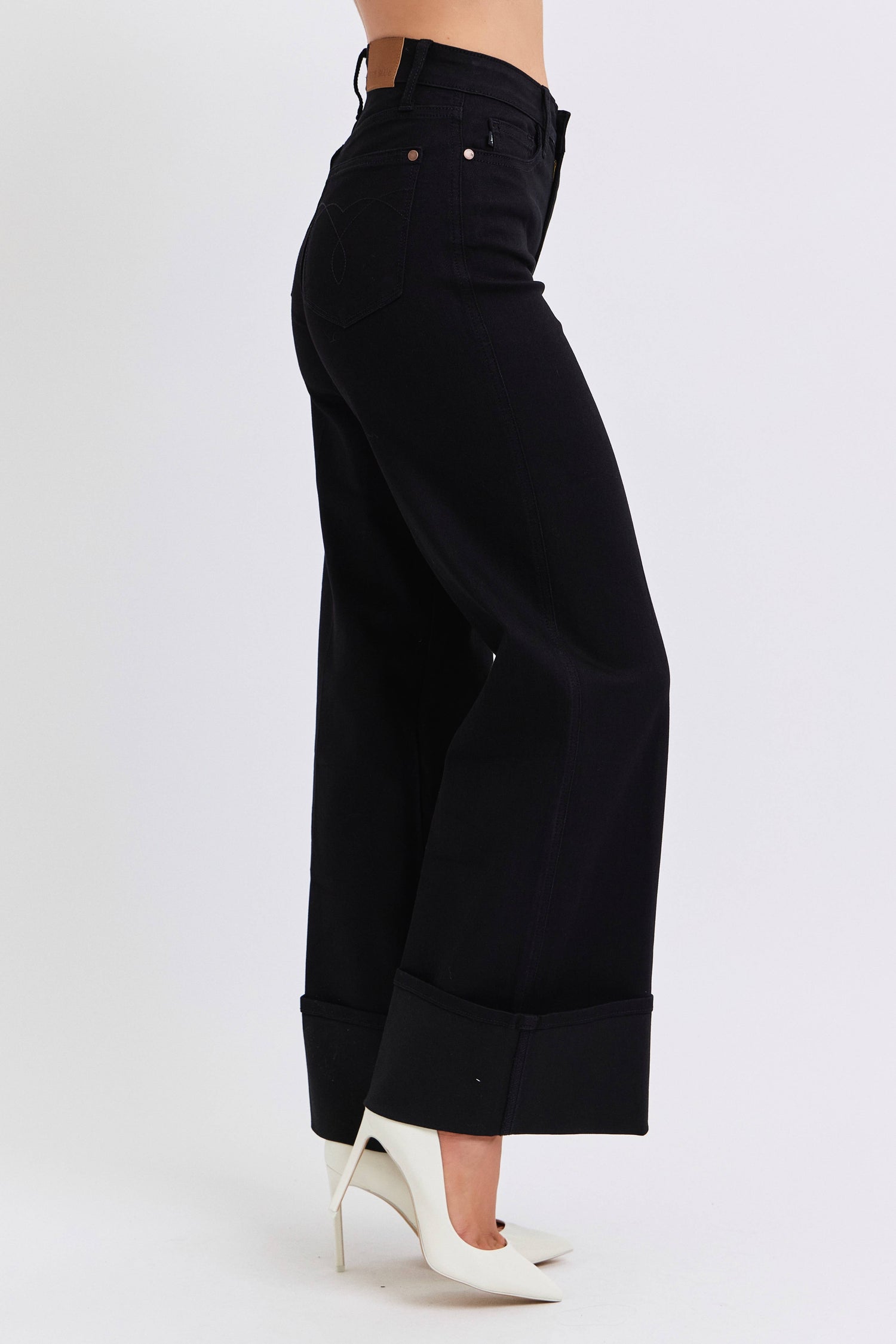 Reto Wide Leg w/ Cuff - Judy Blue Jeans