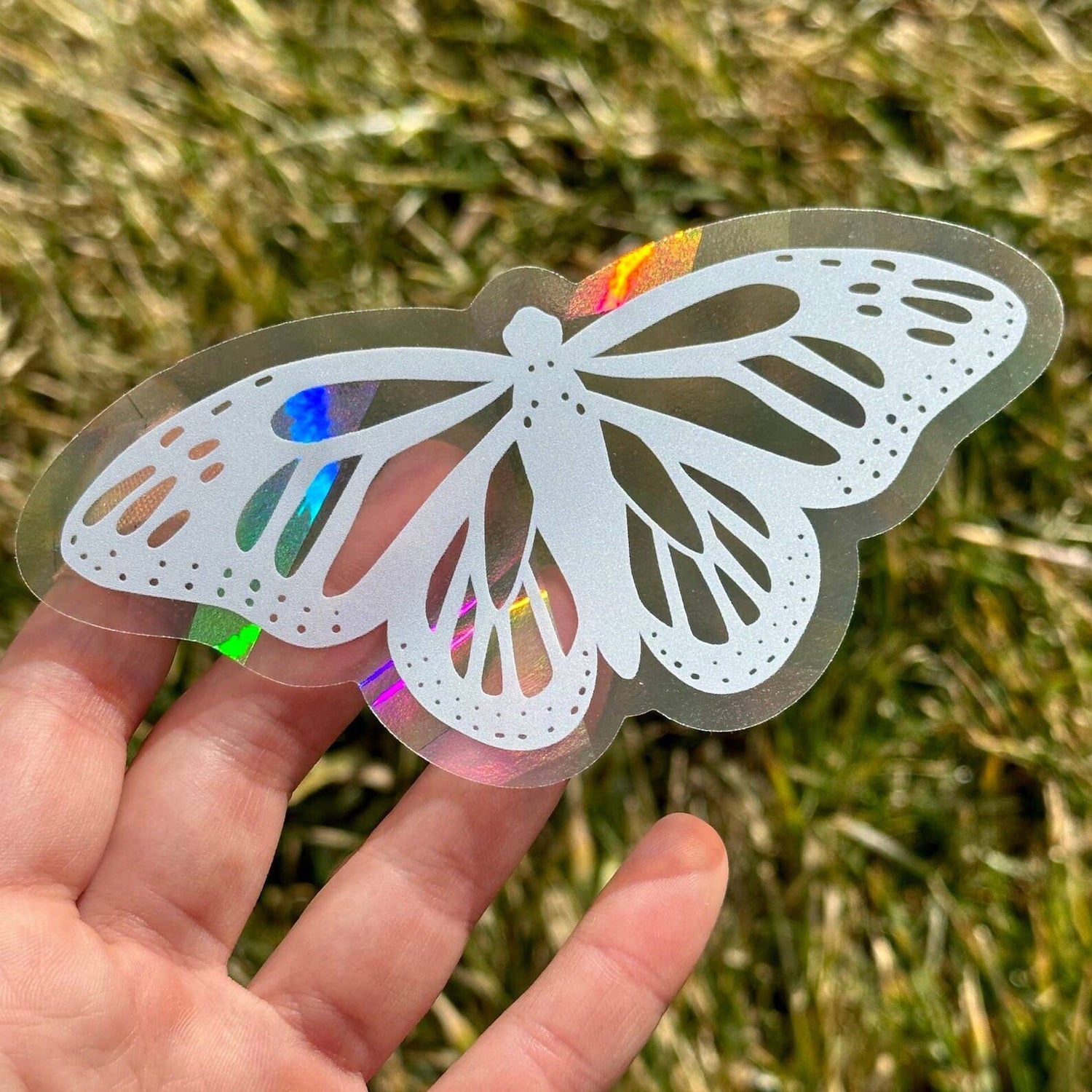 Monarch Butterfly Suncatcher Decal Sticker